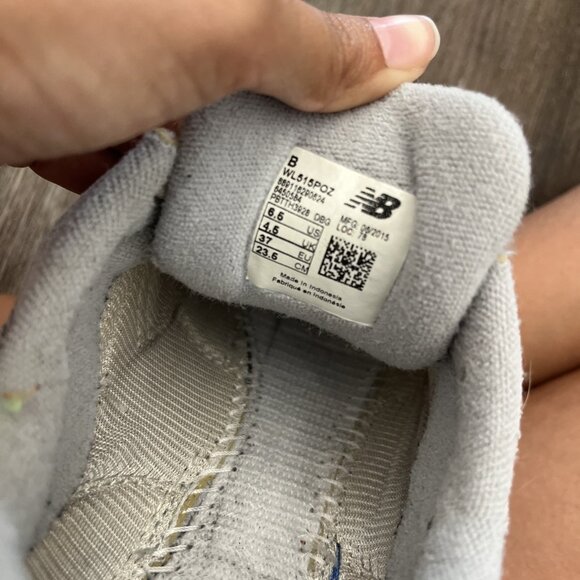 New Balance Womens 515 WL515POZ Gray Casual Shoes Sneakers Size 6.5 - Picture 9 of 10